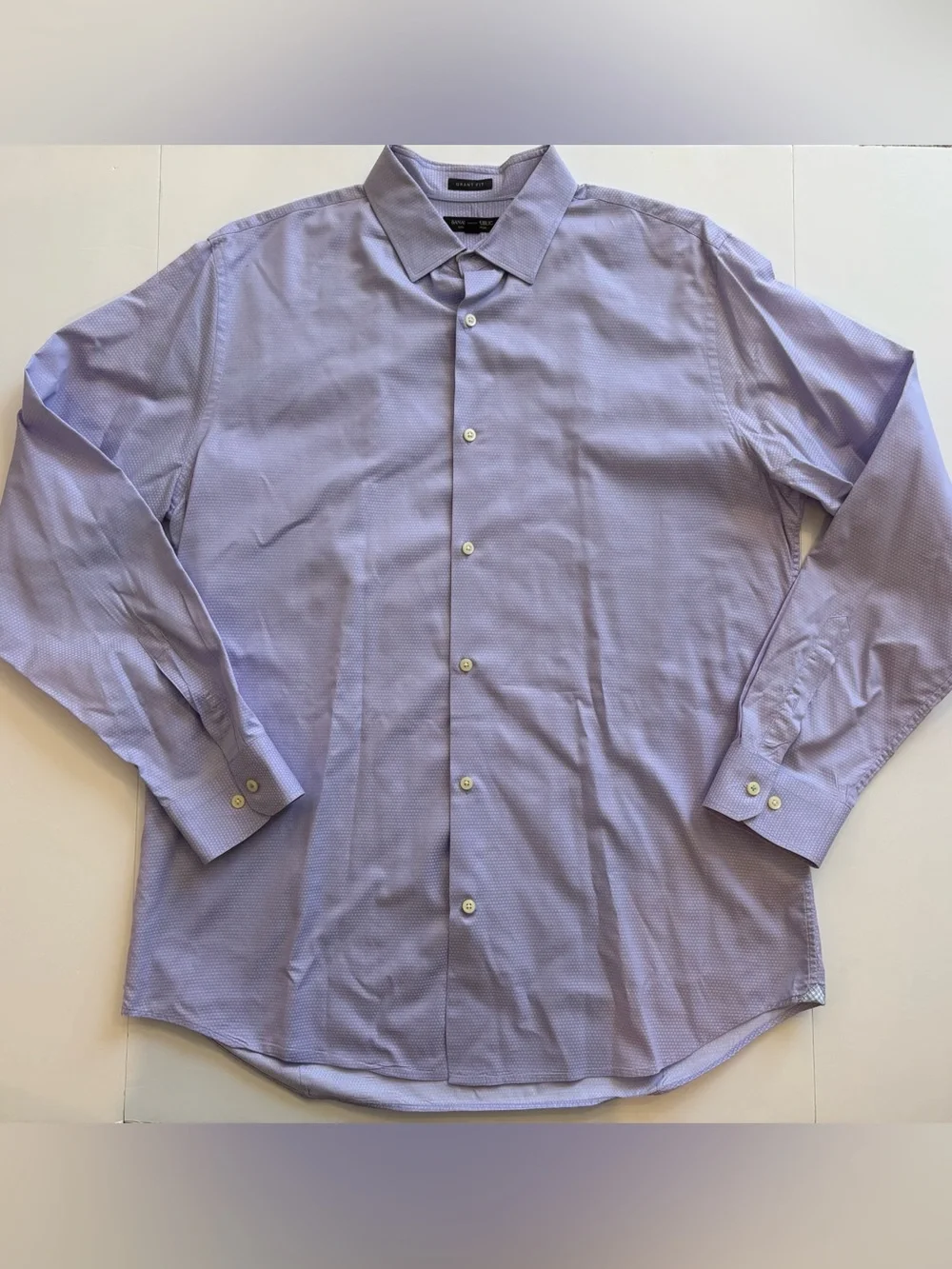 Banana Republic Grant Fit Men’s Light Lavender Button Down Shirt XL